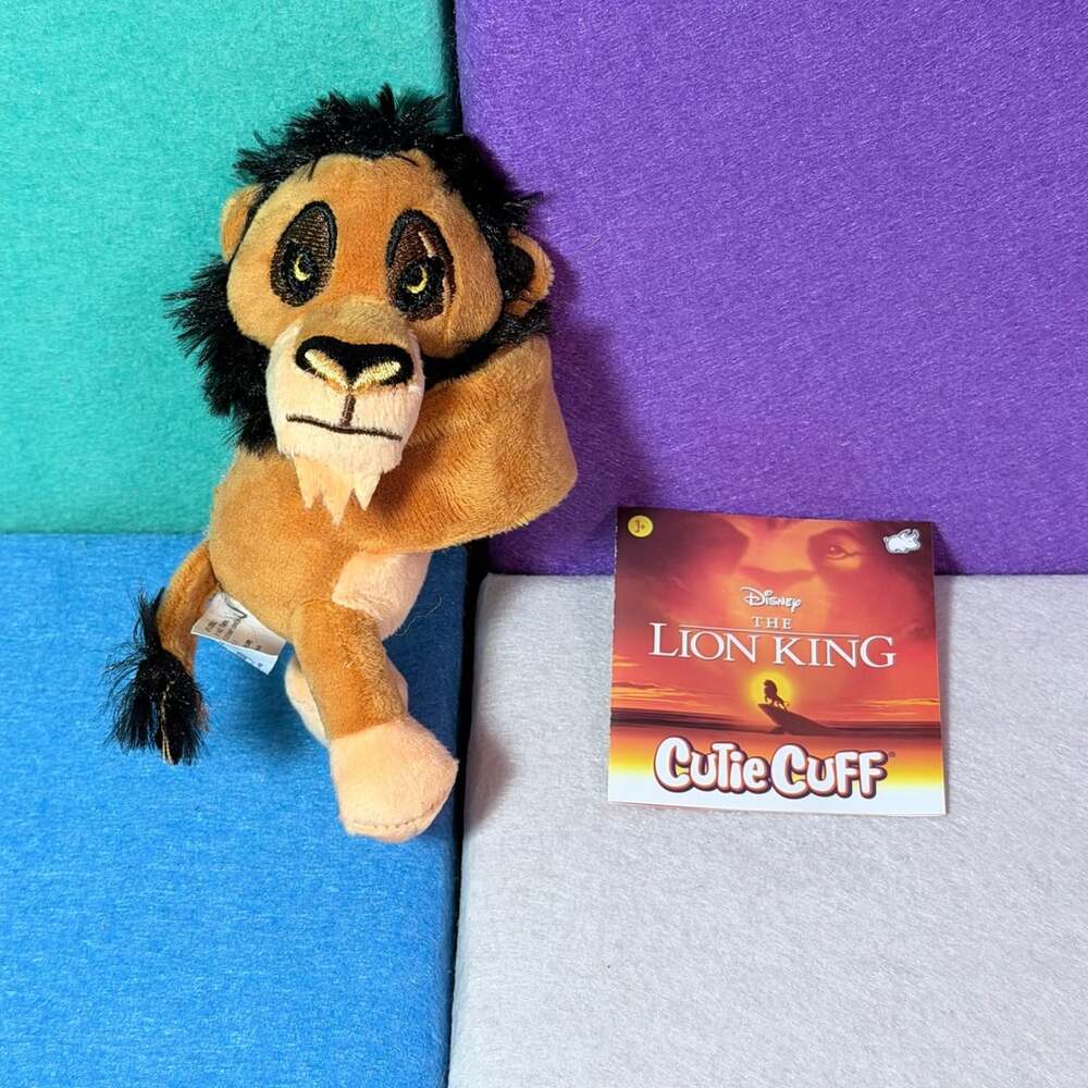 Disney The Lion King Scar Cutie Cuff Plush Slap Bracelet